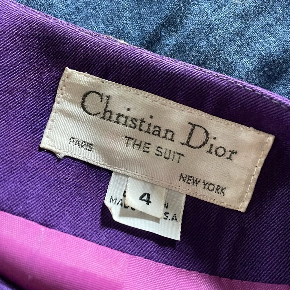 Vintage Dior Purple Blazer